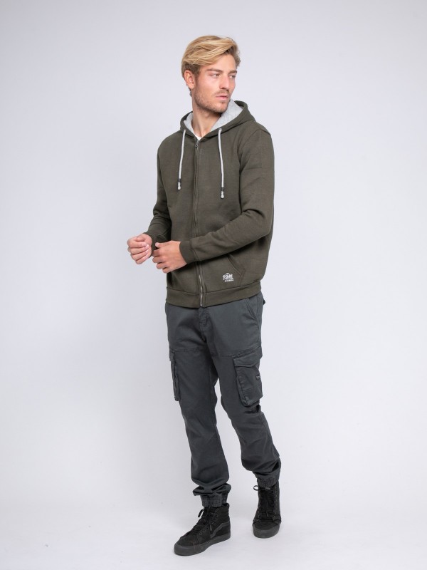 Sweat zippé capuche WAMIN -...