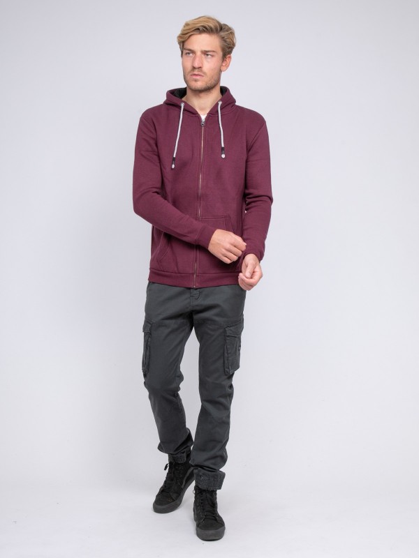 Sweat zippé capuche WAMIN -...