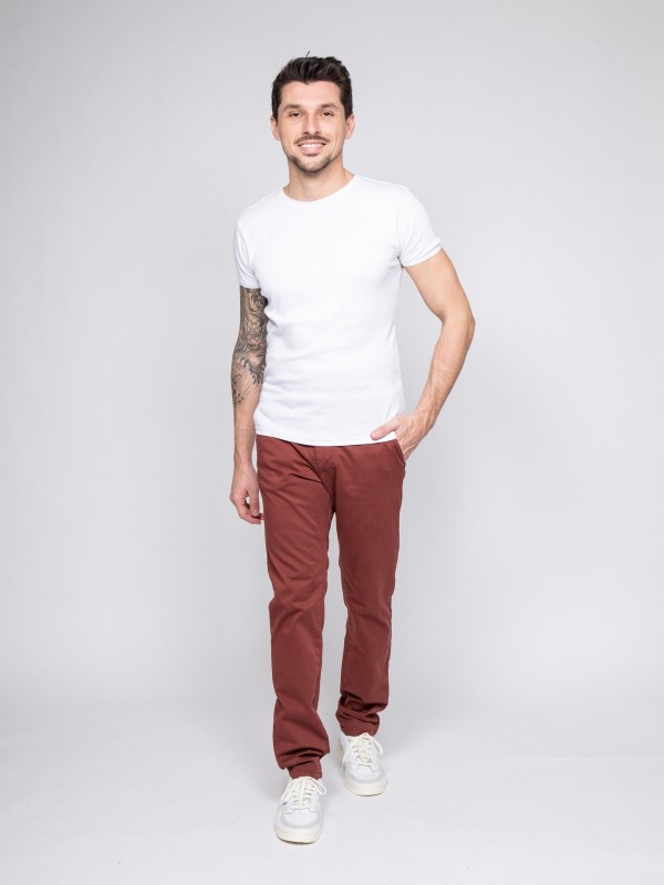 Pantalon chino coupe...