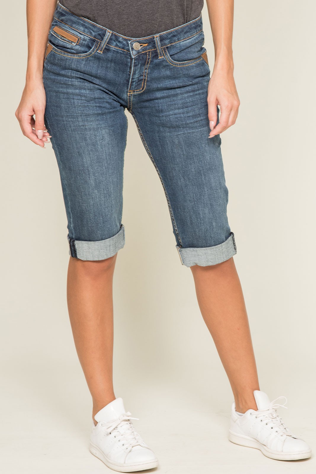 Pantacourt jean femme ritchie modele fantasy sur