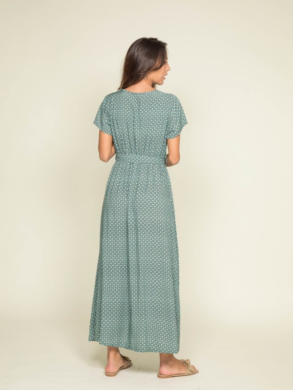 Robe longue motifs ICARE