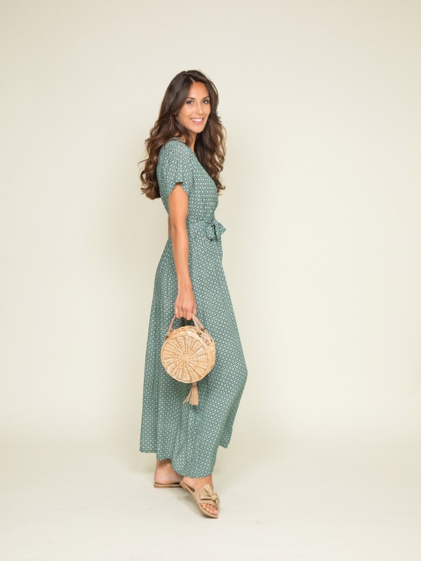 Robe longue motifs ICARE