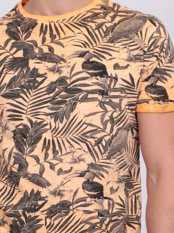 T-shirt col rond pur coton...