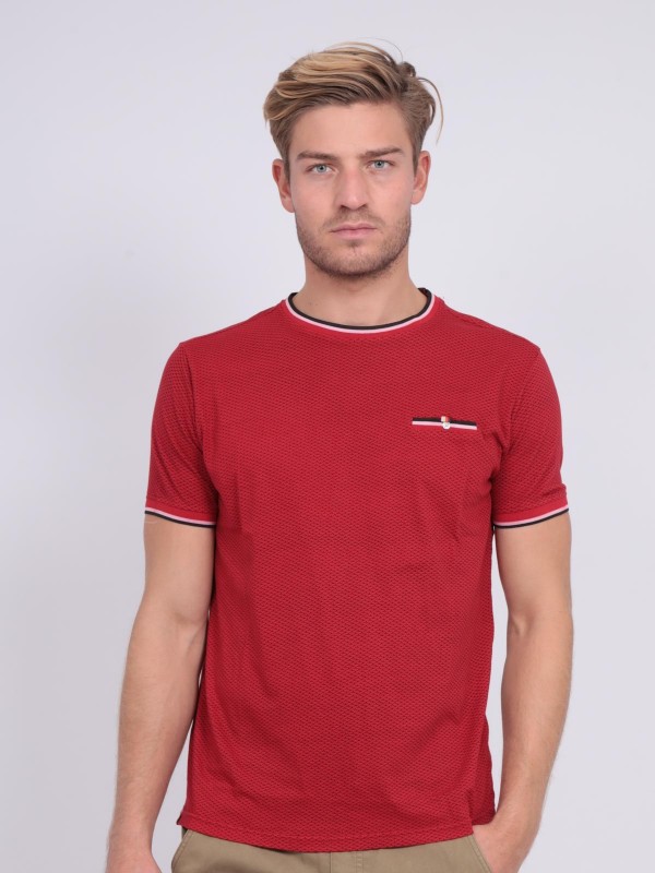 T-shirt col rond pur coton...