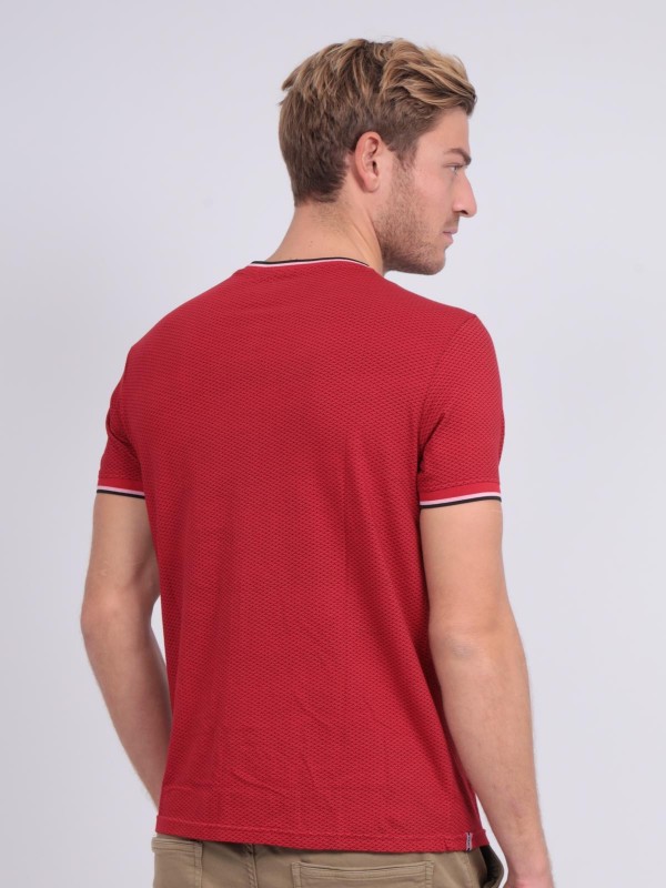 T-shirt col rond pur coton...