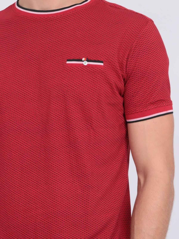 T-shirt col rond pur coton...