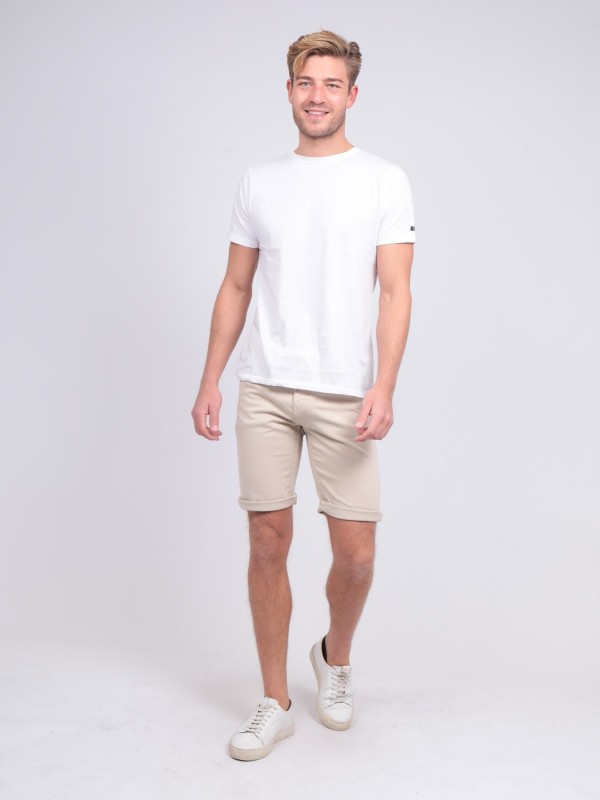Bermuda chino BANDAL - Écru