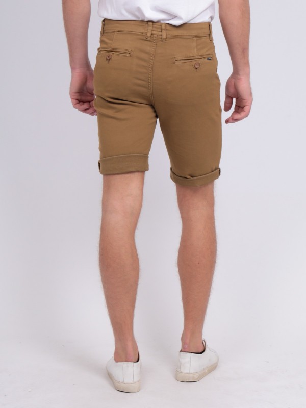 Bermuda chino BAVOLTA - Cognac