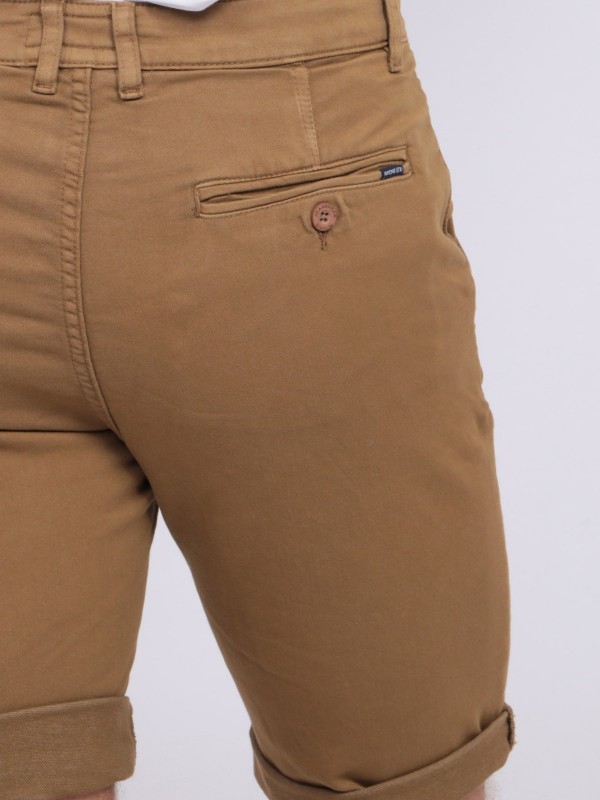 Bermuda chino BAVOLTA - Cognac