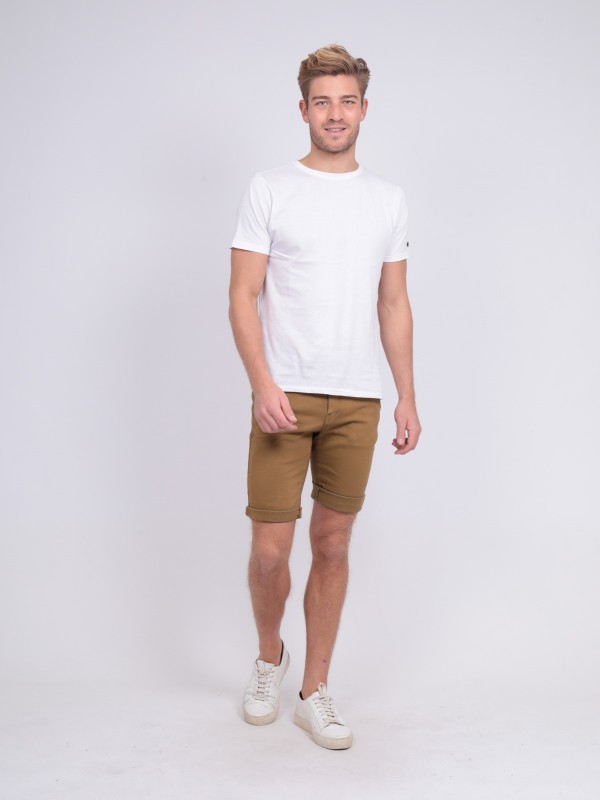 Bermuda chino BAVOLTA - Cognac