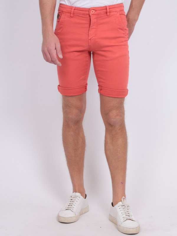 Bermuda chino BAVOLTA - Corail