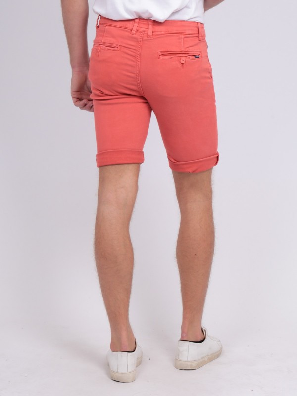 Bermuda chino BAVOLTA - Corail