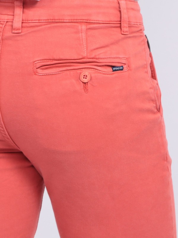 Bermuda chino BAVOLTA - Corail