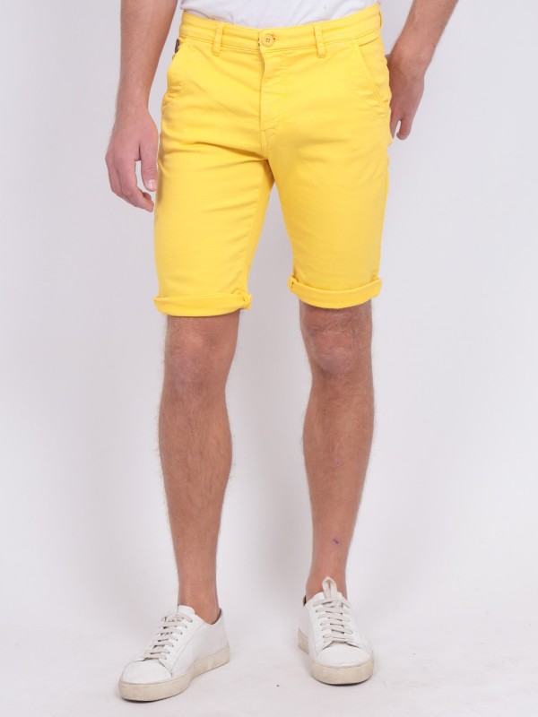 Bermuda chino BAVOLTA - Jaune