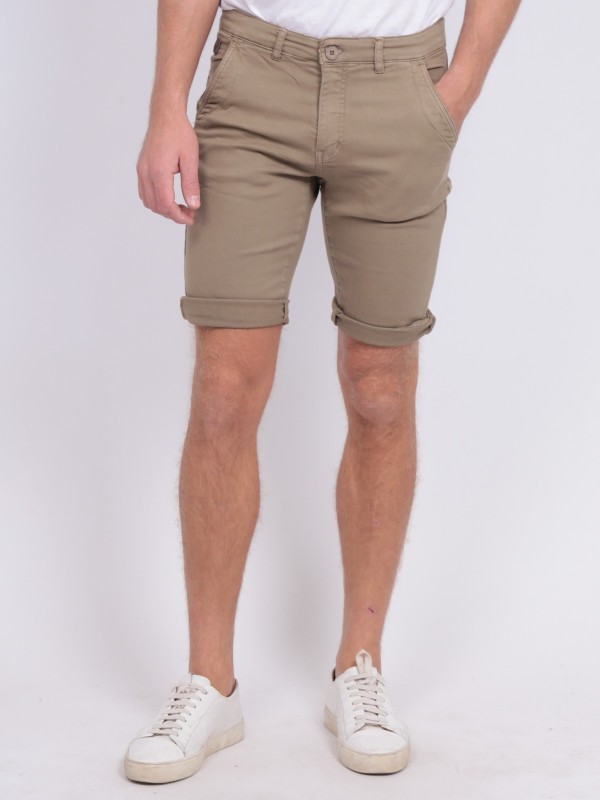 Bermuda chino BAVOLTA - Marron