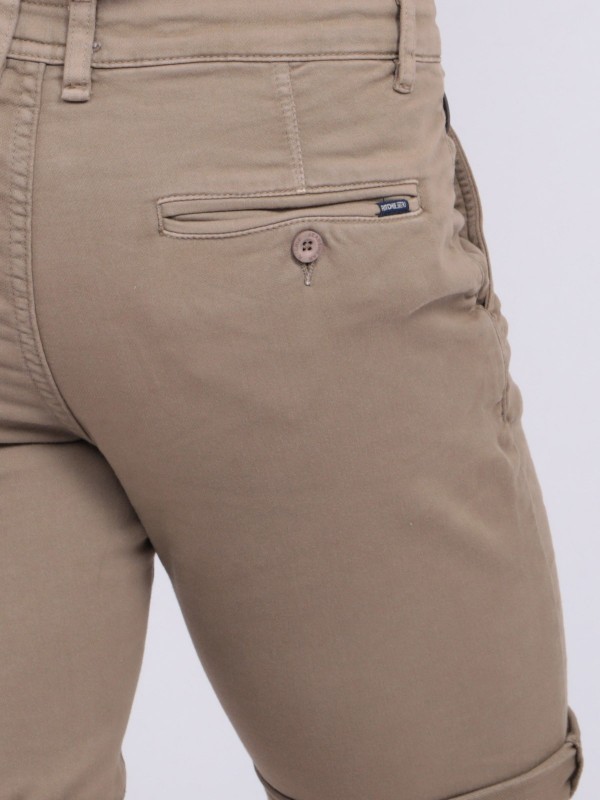 Bermuda chino BAVOLTA - Marron