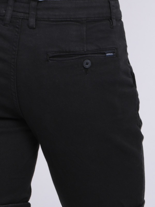 Bermuda chino BAVOLTA - Noir