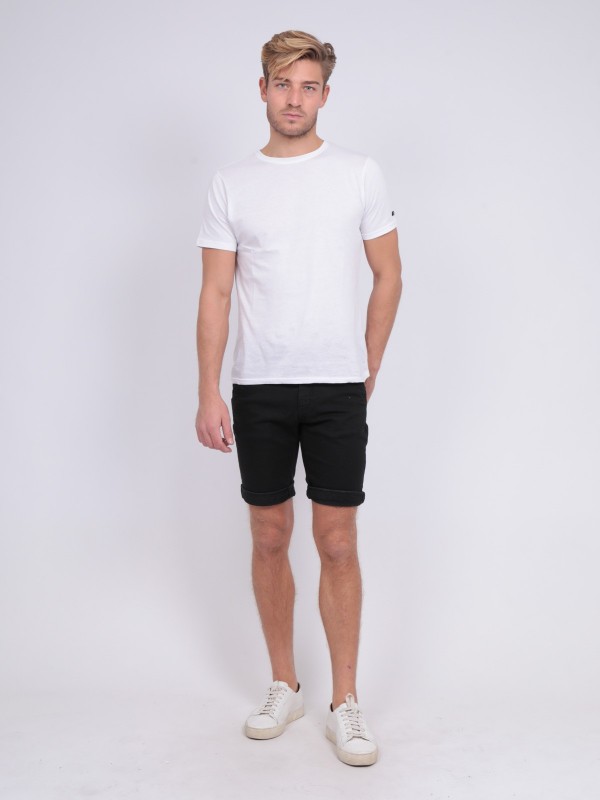 Bermuda chino BAVOLTA - Noir