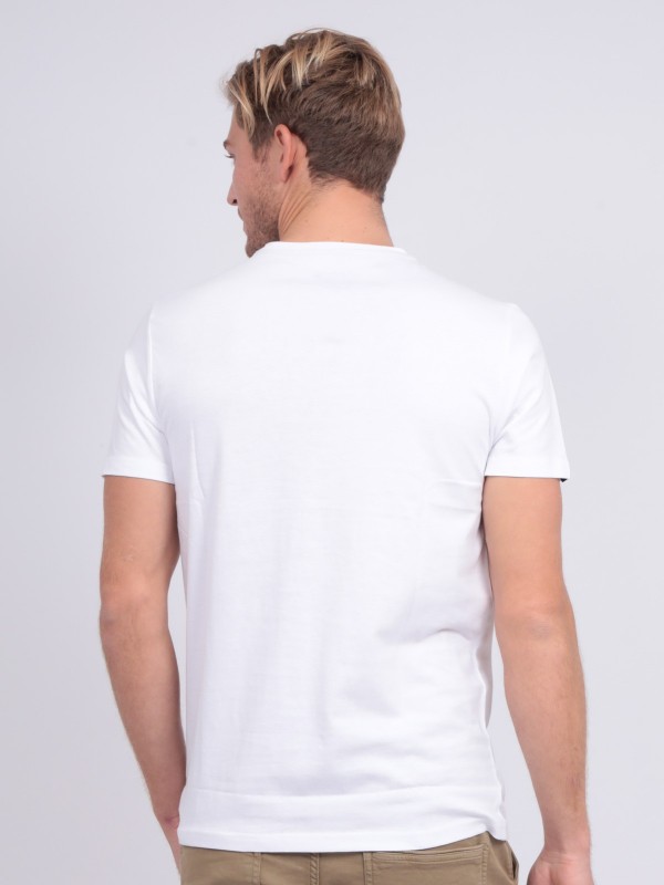 T-shirt col rond pur coton...