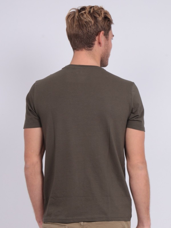 T-shirt col rond pur coton...