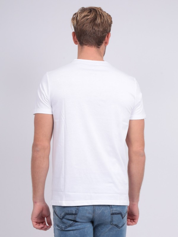 T-shirt col rond pur coton...