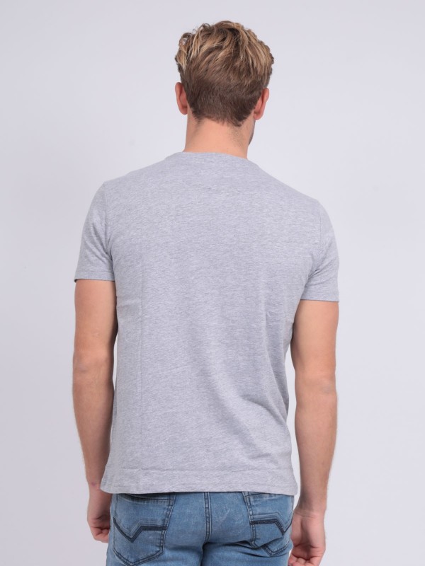 T-shirt col rond pur coton...