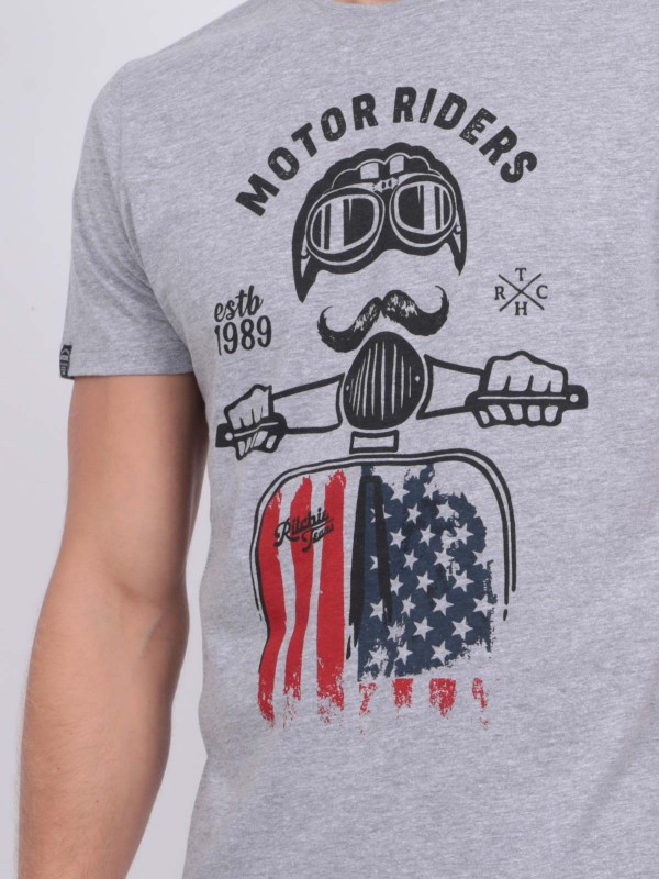 T-shirt col rond pur coton...