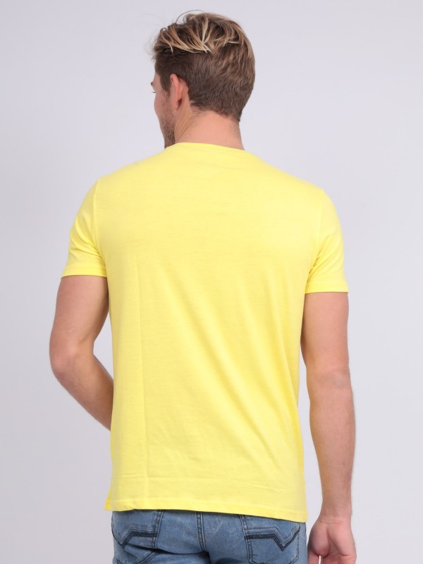 T-shirt col rond pur coton...