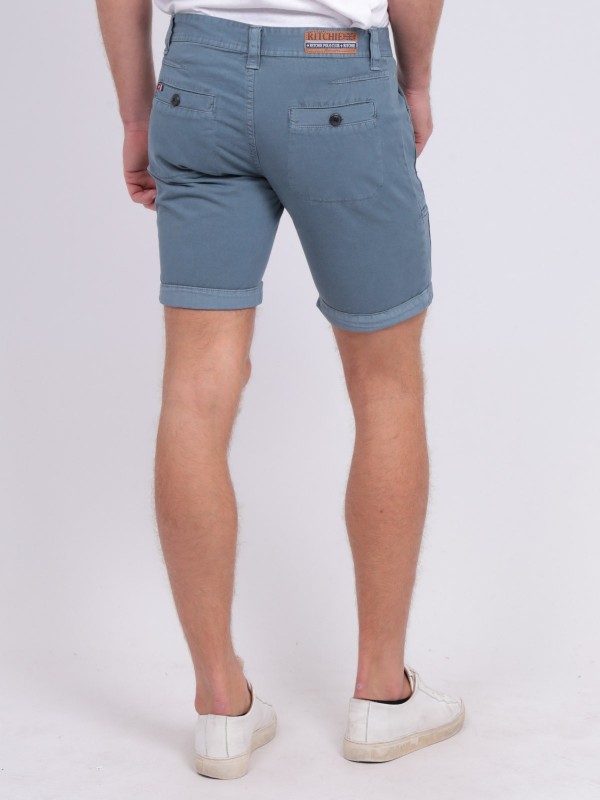 BERMUDA CHINO BILLIT - Bleu
