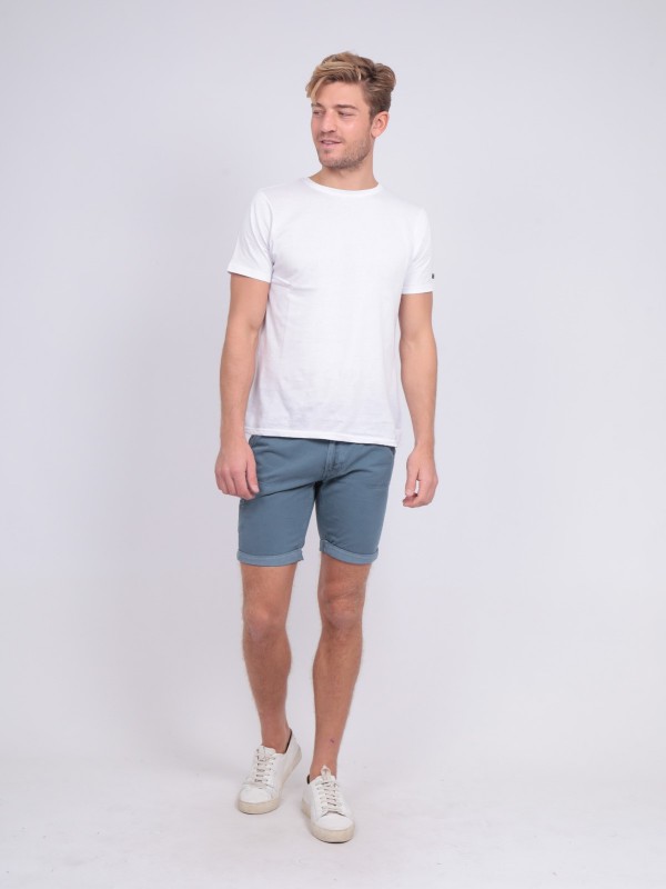 BERMUDA CHINO BILLIT - Bleu