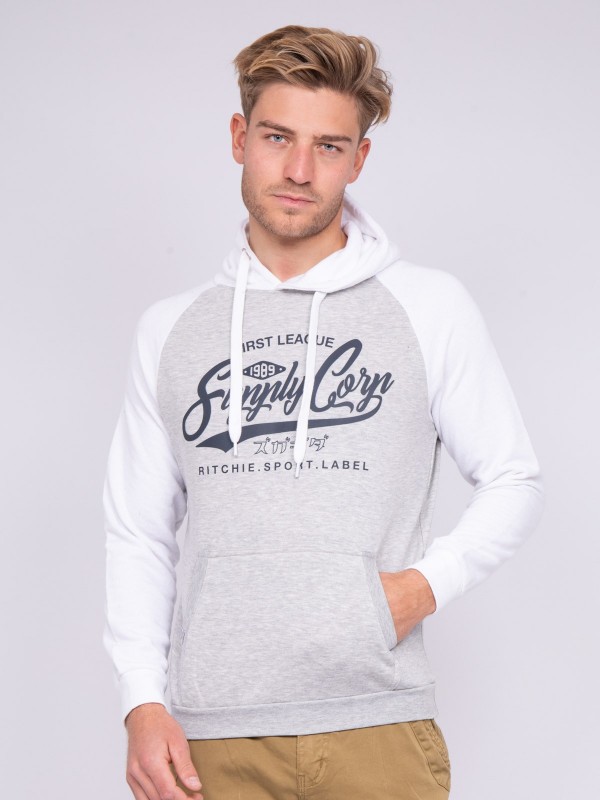 Sweat capuche WANDATY - Blanc