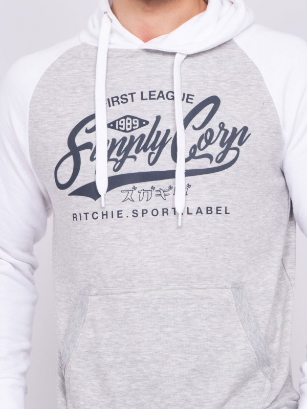 Sweat capuche WANDATY - Blanc