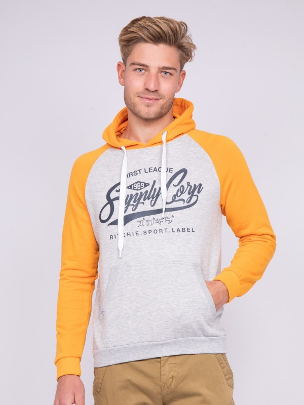 Sweat capuche WANDATY - Orange