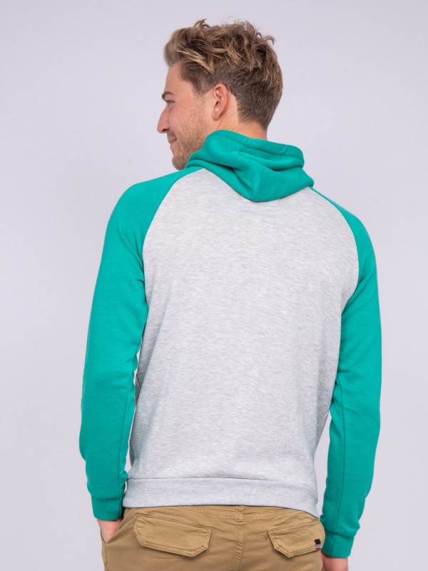 Sweat capuche WANDATY - Vert