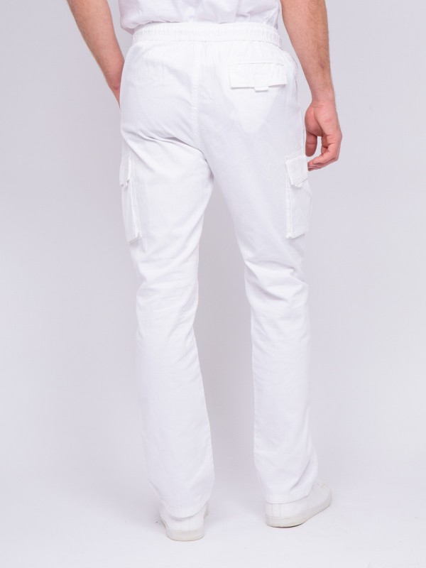 Pantalon battle CORK - Blanc