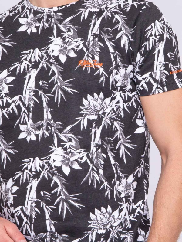 T-shirt col rond pur coton...
