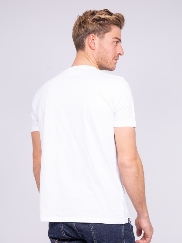 T-shirt col rond pur coton...