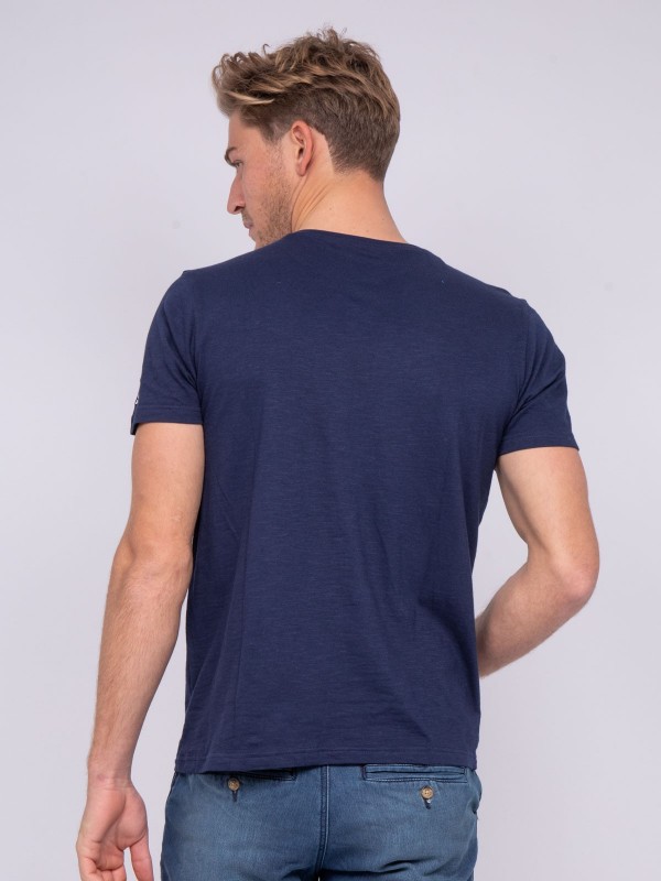 T-shirt col rond pur coton...