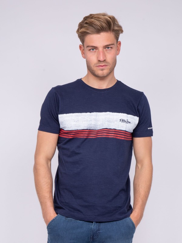 T-shirt col rond pur coton...