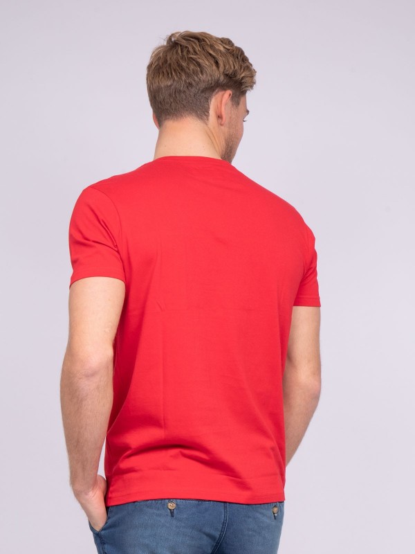 T-shirt col rond pur coton...