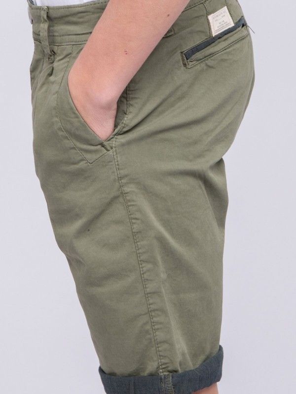 Bermuda chino BARNAS-J - Kaki