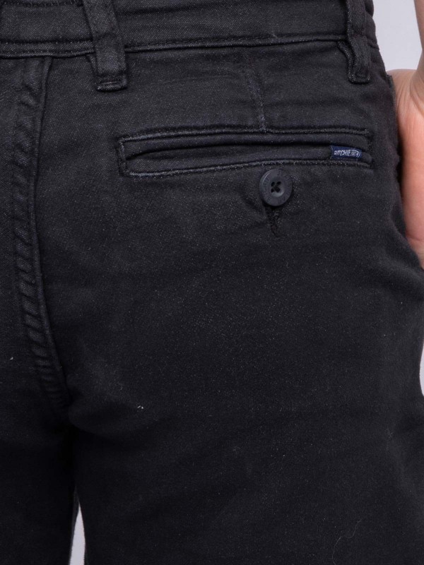 Bermuda chino BAVOLTA-J - Noir