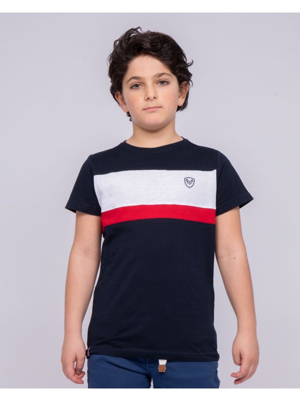 T-shirt col rond pur coton...
