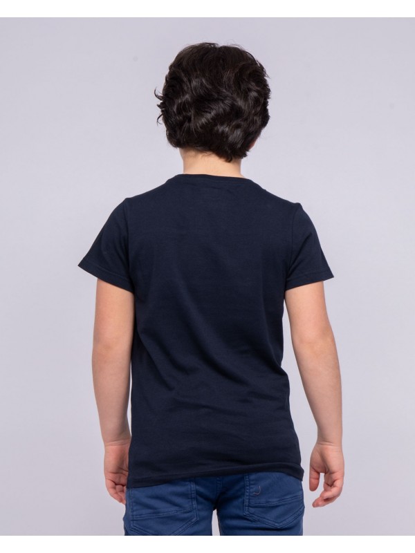 T-shirt col rond pur coton...