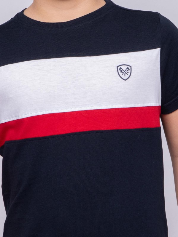 T-shirt col rond pur coton...