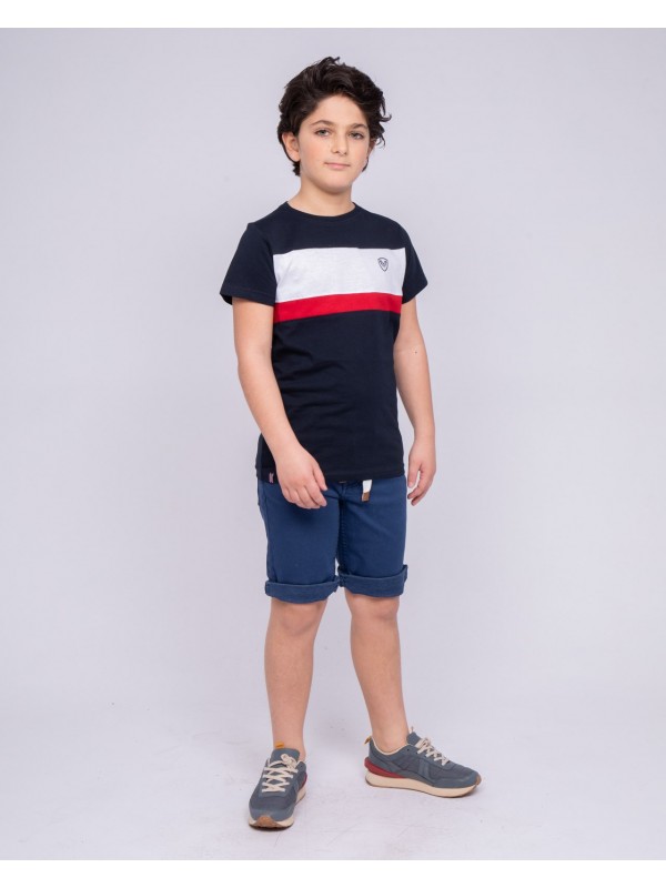 T-shirt col rond pur coton...