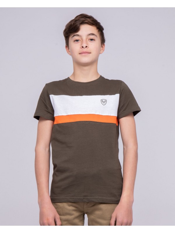 T-shirt col rond pur coton...