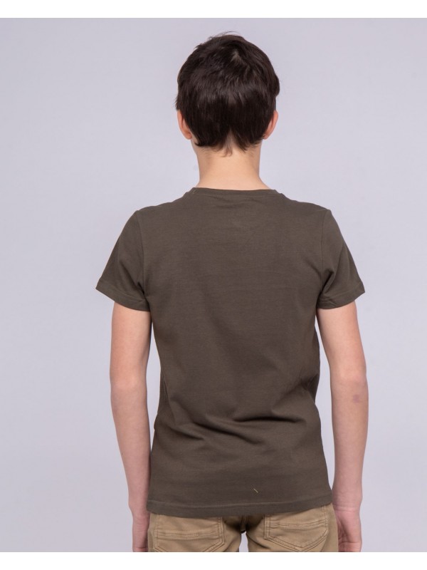 T-shirt col rond pur coton...