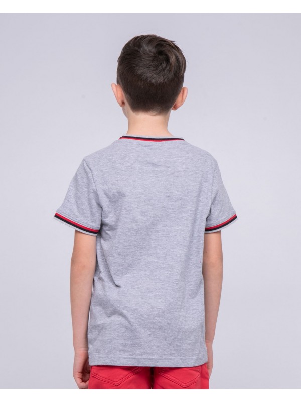 T-shirt col rond pur coton...