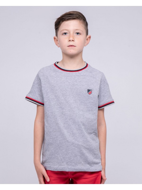 T-shirt col rond pur coton...